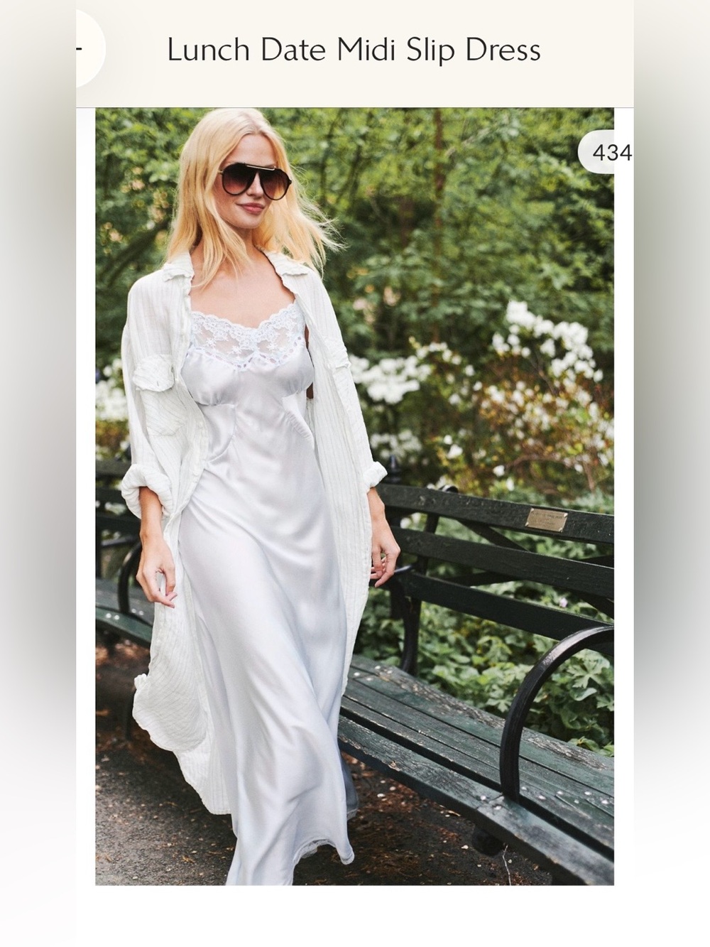 Lunch Date Midi Slip Dress - Day dreamer